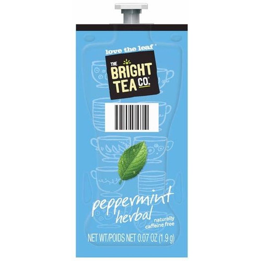 Flavia Bright Tea Peppermint Herbal Tea - Freshpacks, 100 count
