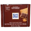 Ritter Sport Milk Chocolate with Butter Biscuit and Cocoa Creme, 3.5 Ounce -- 11 per case