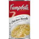 Campbells Family Size Condensed Chicken Noodle Pasta Soup, 22.4 Ounce -- 12 per case.