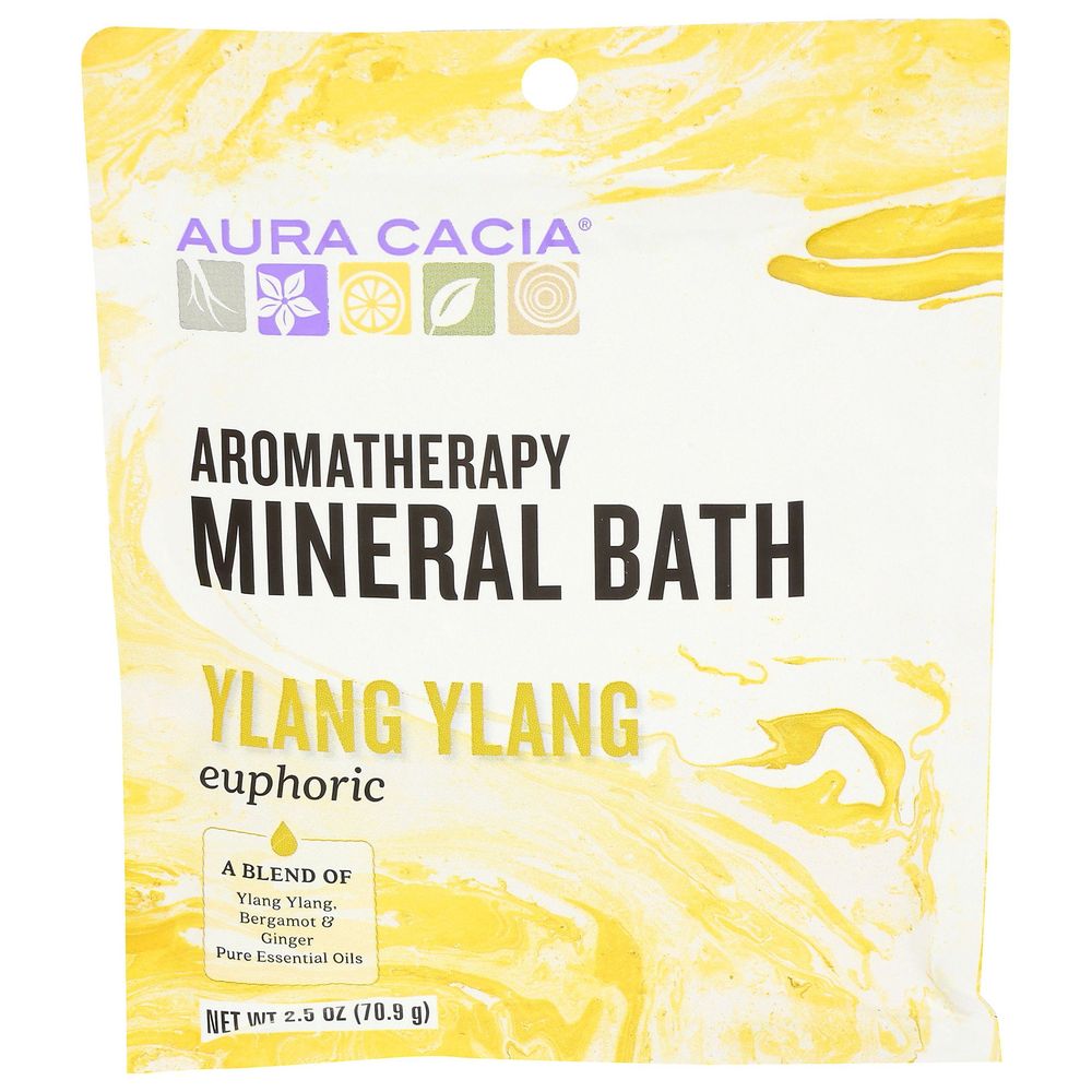 Aura Cacia Euphoria Ylang Ylang Mineral Bath, 2.5 Ounce -- 6 per case