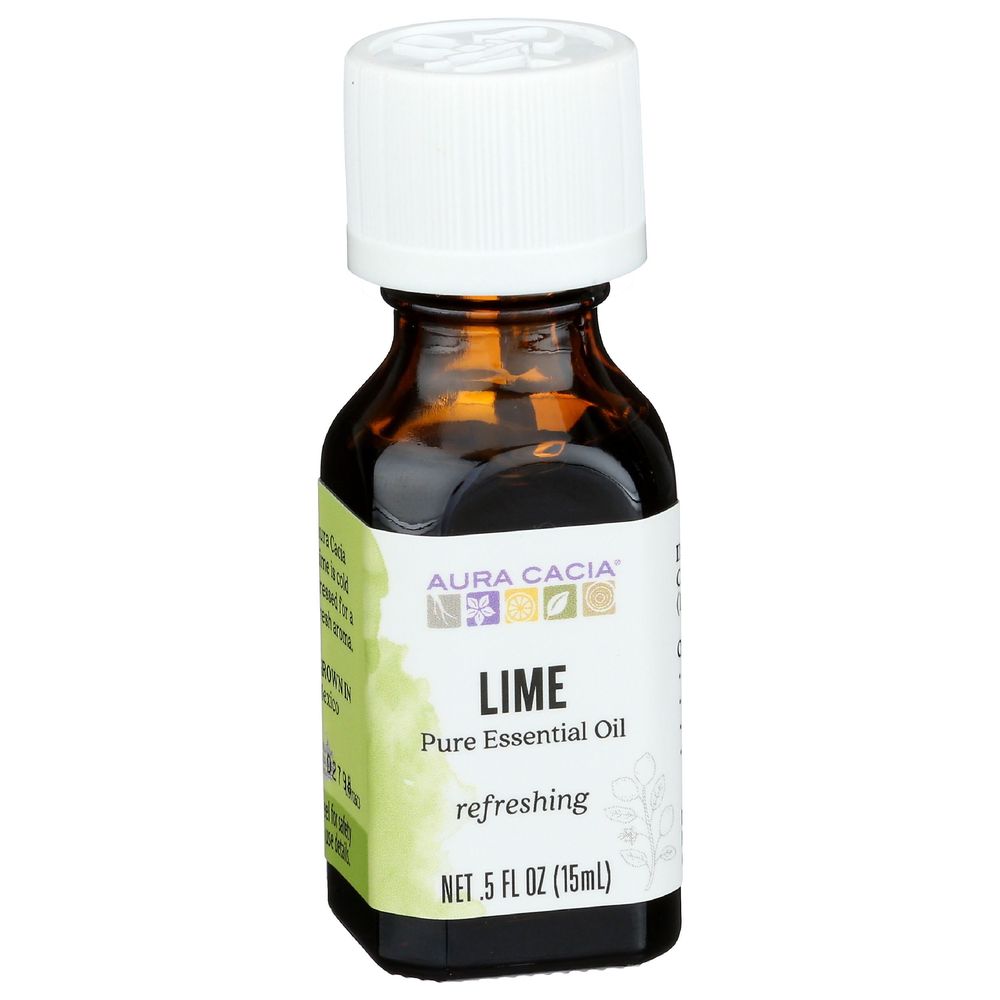Aura Cacia Lime Essential Oil, 0.5 Ounce