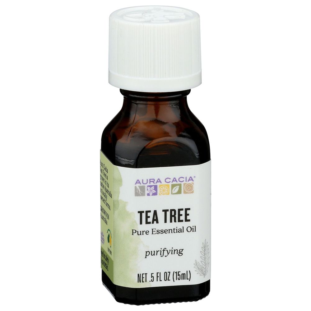 Aura Cacia Tea Tree Essential Oil, 0.5 Ounce