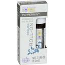 Aura Cacia Peppermint Cooling Essential Oil Blend Roll On, 0.31 Fluid Ounce -- 4 per case