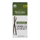 Mccormick Gourmet Organic Pure Vanilla Extract, 2 Fluid Ounce -- 72 per case.