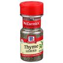 McCormick Whole Thyme Leaves, 0.75 Ounce -- 6 per case