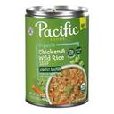 Pacific Foods Organic Lightly Salted Chicken and Wild Rice Soup, 16.3 Fluid Ounce -- 12 per case