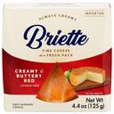 Briette Creamy Buttery Red Brie Cheese, 4.4 Ounce -- 10 per case
