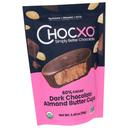 Chocxo Organic Dark Chocolate Almond Butter Cup, 3.45 Ounce -- 6 per case