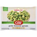 C and W Petite Brussels Sprouts, 16 Ounce -- 12 per case.