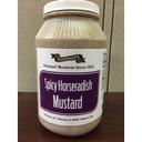 Plochmans Spicy Horseradish Mustard, 1 Gallon -- 2 per case.