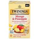 Twinings Mango and Pineapple Flavored Herbal Tea, 20 tea bags -- 6 per case