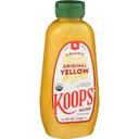 Koops Organic Gluten Free Original Yellow Mustard, 12 Ounce -- 12 per case