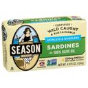 Season Skinless and Boneless Sardines in 100 Percent Olive Oil, 4.375 Ounce -- 12 per case