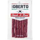 Oberto Mixed Cocktail Pep/Smok A Roni Smoked Sausage Sticks - Display, 3 Ounce -- 48 per case.
