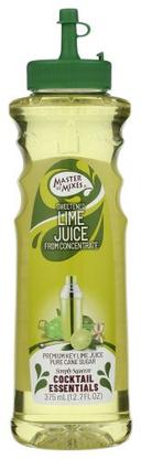 Master Of Mixes Cocktail Essentials Lime Juice, 375 Milliliter -- 6 per case