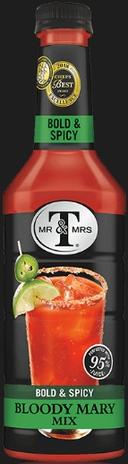 Mr and Mrs T Bold and Spicy Bloody Mary Mix, 33.8 Fluid Ounce -- 6 per case