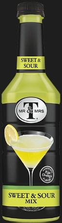 Mr and Mrs T Sweet and Sour Mix, 33.8 Fluid Ounce -- 6 per case