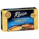 Reese Skinless and Boneless Sardines in Water, 4.375 Ounce -- 10 per case