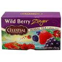 Celestial Seasonings Wild Berry Zinger Herbal Tea, 20 tea bags -- 6 per case