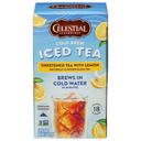Celestial Seasonings Sweetened Cold Brew Iced Tea with Lemon, 18 tea bags -- 6 per case