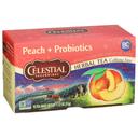 Celestial Seasonings Peach Plus Probiotics Herbal Tea, 16 tea bags -- 6 per case