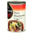 KA-ME Whole-Peeled Straw Mushrooms, 15 Ounce -- 6 per case