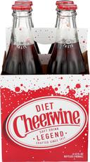 Cheerwine Diet Soda, 4 count per pack -- 6 per case