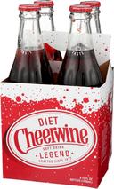 Cheerwine Diet Soda, 4 count per pack -- 6 per case