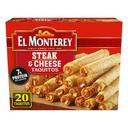El Monterey Steak and Cheese Flour Taquito, 1.25 Pound -- 5 per case.