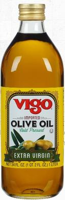 Vigo Extra Virgin Olive Oil, 34 Ounce -- 6 per case