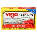 Vigo Hot Spiced Sardines, 4.37 Ounce -- 10 per case
