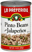 La Preferida Pinto Beans with Jalapenos, 15 Ounce -- 12 per case