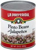 La Preferida Pinto Beans with Jalapenos, 29 Ounce -- 12 per case