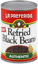 La Preferida Authentic Refried Black Beans, 16 Ounce -- 12 per case