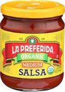 La Preferida Organic Medium Salsa, 16 Ounce -- 12 per case