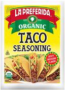 La Preferida Organic Taco Seasoning, 1 Ounce -- 12 per case