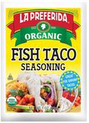 La Preferida Organic Fish Taco Seasoning, 1 Ounce -- 12 per case