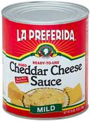 La Preferida Cheddar Cheese Sauce, 106 Ounce -- 6 per case