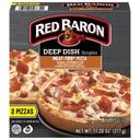 Red Baron Single Trio Meat Deep Dish Pizza, 5 inch -- 12 per case.