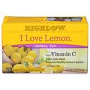 Bigelow I Love Lemon Herbal Tea Bag, 1.28 Ounce -- 6 per case