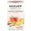 Bigelow Throat Defense Ginger Honey Lemon Herbal Tea Bag, 1.06 Ounce -- 6 per case