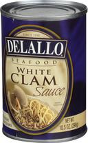 Delallo White Clam Sauce, 10.5 Ounce -- 12 per case