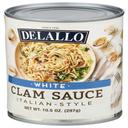Delallo White Clam Sauce, 10.5 Ounce -- 12 per case