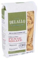 Delallo Organic Semolina Penne Rigate Pasta, 16 Ounce -- 8 per case.