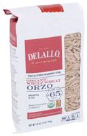 Delallo Organic Whole Wheat Orzo Pasta, 16 Ounce -- 12 per case