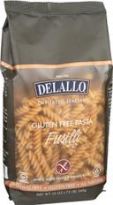 Delallo Whole Grain Rice Fusilli Pasta, 12 Ounce -- 12 per case