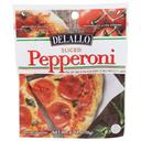 Delallo Sliced Pepperoni, 6 Ounce Pouch -- 12 per case