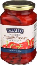 Delallo Roasted Piquillo Pepper in Water, 12 Ounce -- 12 per case