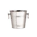 Bucket Wine and Champagne Nickel Plated Hammered Finished