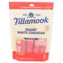 Tillamook Sharp White Cheddar Cheese Snack, 7.5 Ounce -- 12 per case